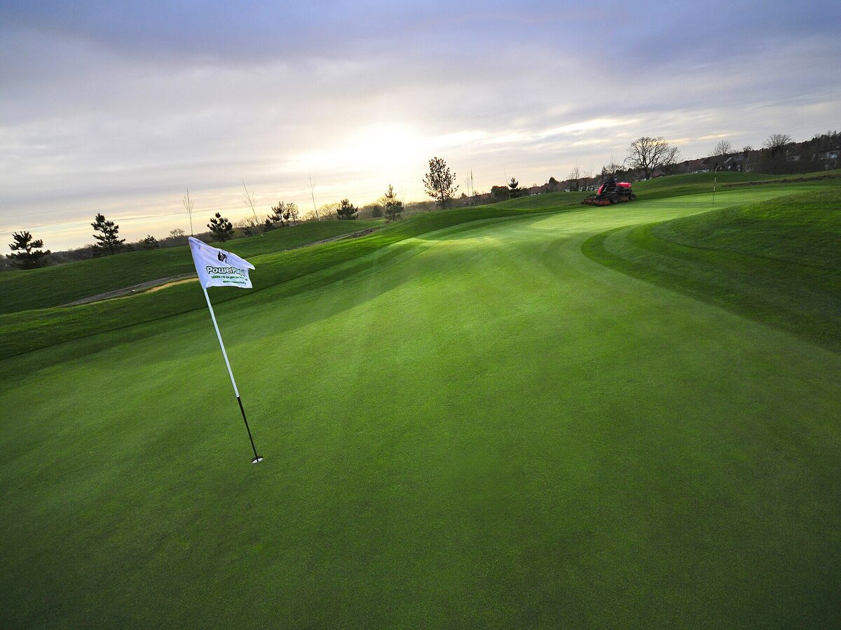 Golfkenttä ja griini